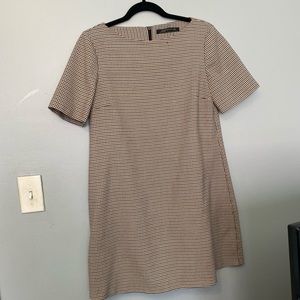 Zara houndstooth dress